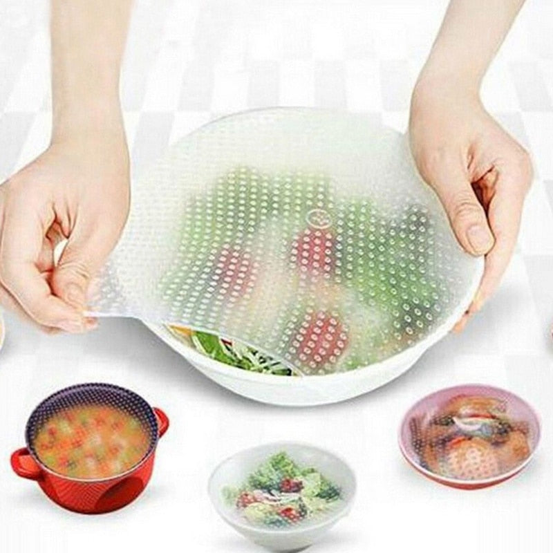 Silicone Cling Wrap (4pcs)