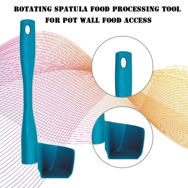 Rotating Spatula For Food Processor
