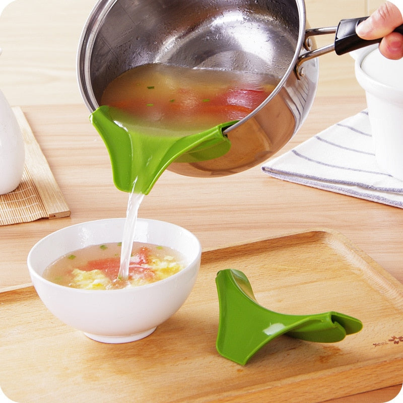 Anti-spill Silicone Funnel