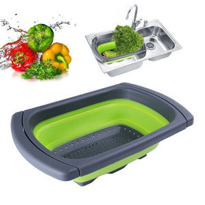 Silicone Collapsible Over The Sink Strainer